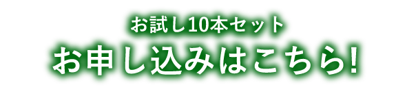 お試し10本セット お申し込みはこちら！