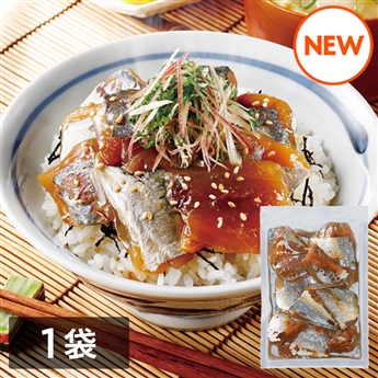 お茶漬け・海鮮丼に便利　あじ醤油漬け（80g）