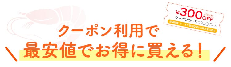 クーポン利用で最安値でお得に買える！